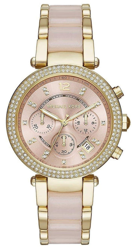 Michael Kors Parker Gold Dial Two Tone Steel Strap Watch for Women - MK6326 Buy Now By Michael Kors