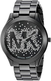 Michael Kors Slim Runway Black Dial Black Steel Strap Watch for Women - MK3589 Buy Now By Michael Kors
