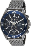 Hugo Boss Ocean Edition Blue Dial Black Mesh Bracelet Watch for Men - 1513702 Buy Now By Hugo Boss
