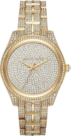 Michael Kors Lauryn Crystals Gold Dial Gold Steel Strap Watch For Women - MK3930 Buy Now By Michael Kors
