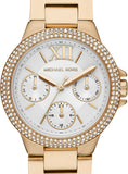 Michael Kors Camille Multifunction White Dial Rose Gold Steel Strap Watch For Women - MK6845 Buy Now By Michael Kors