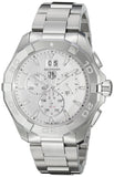 Tag Heuer Aquaracer Caliber 16 Automatic Chronograph White Dial Silver Steel Strap Watch for Men - CAY2111.BA0927 Buy Now By Tag Heuer