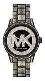 Michael Kors Ritz Crystals Black Dial Two Tone Steel Strap Watch for Women - MK6733 Buy Now By Michael Kors