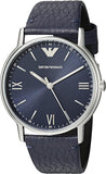 Emporio Armani Kappa Quartz Blue Dial Blue Leather Strap Watch For Women - AR11012 Buy Now By Emporio Armani