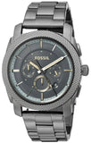 Fossil Machine Chronograph Grey Dial Grey Steel Strap Watch for Men - FS5172 Buy Now By Fossil