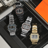 Fossil Retro Digital Black Dial Black Steel Strap Watch for Men - FS5846 Buy Now By Fossil