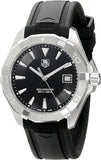 Tag Heuer Aquaracer Caliber 5 Automatic Black Dial Black Rubber Strap Watch for Men - WAY2113.FT8021 Buy Now By Tag Heuer
