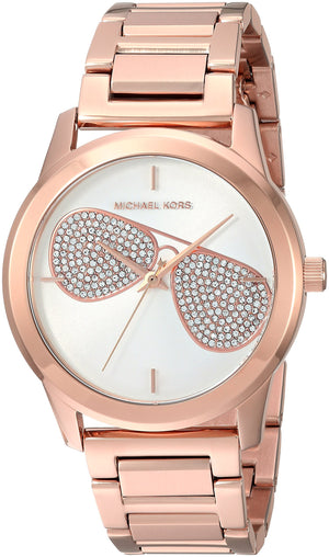 Michael Kors Hartman Analog White Dial Rose Gold Steel Strap Watch For Women - MK3673 Buy Now By Michael Kors