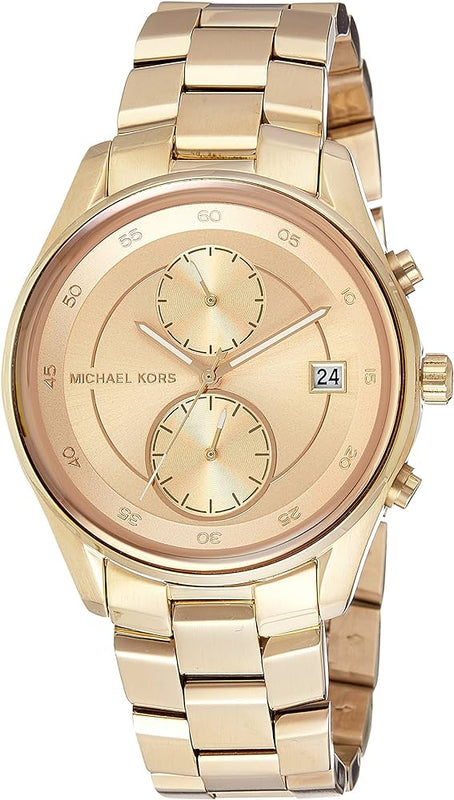 Michael Kors Briar Analog Gold Dial Gold Steel Strap Watch For Women - MK6464 Buy Now By Michael Kors