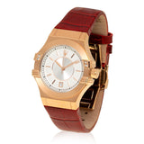 Maserati Potenza Silver Dial Red Leather Strap Watch For Women - R8851108501 Buy Now By Maserati