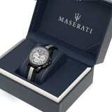 Maserati Royale 44mm Black Dial Stainless Steel Fiber Strap Watch For Men - R8871637002 Buy Now By Maserati