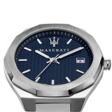 Maserati Stile Blue Dial Silver Steel Strap Watch For Men - R8853142006 Buy Now By Maserati
