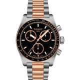 Tissot PR516 Chronograph Black Dial Two Tone Steel Strap Watch for Men - T149.417.22.051.01 Authentic Buy Shop Now