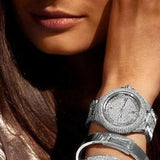 Michael Kors Camille Crystal Pave Dial Silver Steel Strap Watch for Women - MK5869 Buy Now By Michael Kors