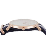 Daniel Wellington Classy Glasgow White Dial Two Tone Nylon Strap Watch For Women - DW00100078 Buy Now By Daniel Wellington