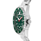 Citizen Promaster Mechanical Green Dial Silver Steel Strap Watch For Men - NJ0129-87X Buy Now By Citizen