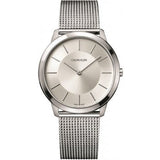 Calvin Klein Minimal White Dial Silver Mesh Bracelet Watch for Men - K3M22126 Buy Now By Calvin Klein