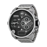 Diesel Mr Daddy 1.0 Black Dial Stainless Steel Stainless Watch For Men - DZ7221 Buy Now By Diesel