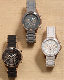 Marc Jacobs Rock Chronograph Grey Dial Grey Silicone Strap Watch for Women - MBM2550 Buy Now By Marc Jacobs