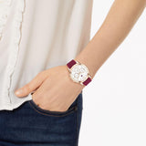 Tommy Hilfiger Haven Quartz White Dial Red Rubber Strap Watch For Women - 1782200 Buy Now By Tommy Hilfiger