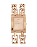 Guess Mod Heavy Metal Rose Gold Dial Rose Gold Steel Strap Watch For Women - W1117L3 Buy Now By Guess