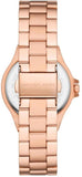 Michael Kors Lennox Three Hand Silver Dial Rose Gold Steel Strap Watch For Women - MK7279 Buy Now By Michael Kors
