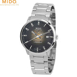 Mido Commander Automatic Gradient Black Dial Silver Steel Strap Watch For Men - M021.407.11.411.00 Buy Now By Mido
