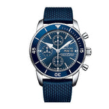 Breitling Superocean Heritage Chronograph 44 Blue Dial Blue Mesh Bracelet Watch for Men - A13313161C1S1 Buy Now By Breitling