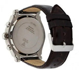 Guess Pinnacle Chronograph Quartz Blue Dial Brown Leather Strap Watch For Men - W0673G1 Buy Now By Guess