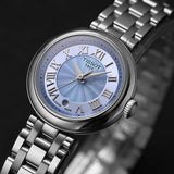 Tissot Bellissima Small Lady Light Blue Dial Silver Steel Strap Watch for Women - T126.010.11.133.00 Buy Now By Tissot