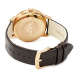 Emporio Armani Classic Quartz Brown Dial Brown Leather Strap Watch For Men - AR1613 Buy Now By Emporio Armani