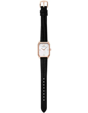 Emporio Armani Gioia Quartz Mother of Pearl Dial Black Leather Strap Watch For Women - AR11390 Buy Now By Emporio Armani