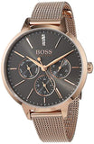 Hugo Boss Symphony Grey Dial Gold Mesh Bracelet Watch for Women - 1502424 Buy Now By Hugo Boss
