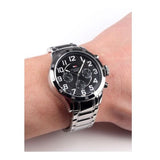 Tommy Hilfiger Trent Chronograph Black Dial Silver Steel Strap Watch for Men - 1791054 Buy Now By Tommy Hilfiger