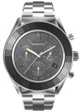 Swarovski Octea Lux Sport Chronograph Black Dial Silver Steel Strap Watch for Women - 5610520 Buy Now By Swarovski