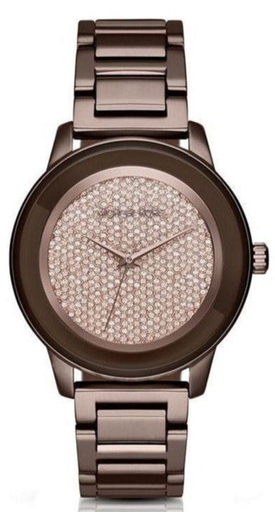 Michael Kors Kinley Brown Dial Brown Steel Strap Watch for Women - MK6245 Buy Now By Michael Kors