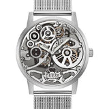 Guess Gadget Silver Dial Silver Mesh Bracelet Watch for Men - GW0538G1 Buy Now By Guess