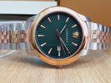Versace V-Urban Green Dial Two Tone Steel Strap Watch for Men - VELQ00619 Buy Now By Versace