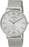 Coach Perry Quartz Silver Dial Silver Mesh Bracelet Watch for Women - 14503384 Buy Now By Coach