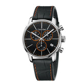 Calvin Klein City Chronograph Black Dial Black Leather Strap Watch for Men - K2G271C1 Buy Now By Calvin Klein