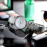 Longines La Grande Classique Diamonds White Dial Silver Steel Strap Watch for Women - L4.209.4.87.6 Buy Now By Longines