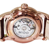 Mido Baroncelli III Automatic Diamonds Brown Dial Brown Leather Strap Watch For Women - M7600.3.64.8 Buy Now By Mido