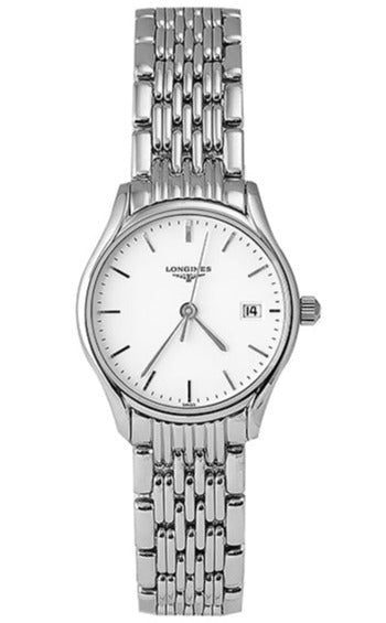 Longines Lyre Classico 25mm White Dial Silver Stainless Steel Watch for Women - L4.259.4.12.6 Buy Now By Longines