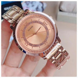 Guess Montauk Rose Gold Dial Rose Gold Steel Strap Watch For Women - W0933L3 Buy Now By Guess