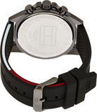 Tommy Hilfiger Mason Black Dial Black Rubber Strap Watch for Men - 1791792 Buy Now By Tommy Hilfiger