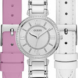 Guess Montage Quartz Silver Dial Silver Steel Strap Watch For Women - GW0588L2 Buy Now By Guess