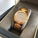 Burberry The City Rose Gold Dial Rose Gold Steel Strap Watch for Women - BU9034 Buy Now By Burberry