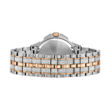 Bulova Octova Crystal Silver Dial Two Tone Steel Strap Watch for Men - 98C133 Buy Now By Bulova