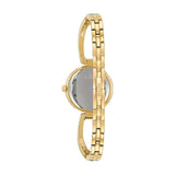 Bulova Crystal Collection Mother of Pearl Dial Gold Steel Strap Watch for Women - 98L225 Buy Now By Bulova