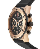 Bulova Marine Star Chronograph Black Dial Black Rubber Strap Watch for Men - 98B104 Buy Now By Bulova